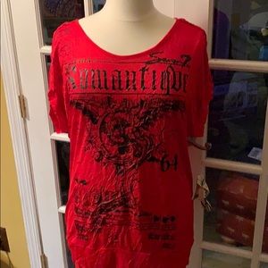 Seven 7 graphic tee romantique